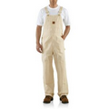 Carhartt Washed-Drill Work Bib Overalls - Double Knees / Unlined